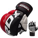 RDX MMA Sparring Gloves Martial Arts, Muay Thai, Kickboxing -  Red Large