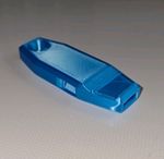 Emergency Or Sports Whistle Extremely Loud 3d Printed Blue