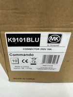 K9101Blu 16a connector 230v blue 