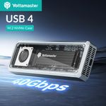 40Gbps USB 4 SSD Enclosure M.2 NVMe Case For Thunderbolt 3 4 4TB High-Speed