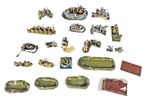 Job Lot WWII Soviet Russian Naval Infantry Painted Boats & Landing Craft Unboxed