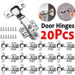20x Soft Close Kitchen Cupboard Cabinet Door Hinges Slow Shut Full overlay 35mm