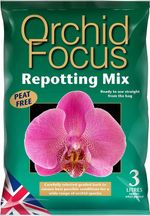 Growth Technology Orchid Focus Repotting Mix 3L Peat Free Graded Bark