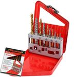 Neilsen 10pc Screw Bolt Extractor Drill Bits Set Broken Damaged Screws Remover