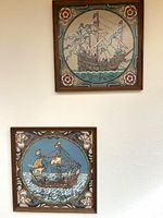 Vintage Ship Tapestries - Mary Rose & Ark Royal. With a rich family history.