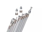 Vespa 150 Sprint Veloce VLB17 (69-) BGM Pro Cable Set Silk Liner Grey for Ves...