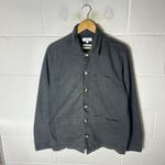 Next Jacket Mens Large Black Oi Polloi Overshirt Chore Workwear Shacket Workwear