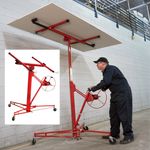 11FT/16FT Lifter Tool Hoist Mobile Plaster Board Panel Sheet Drywall Crane Lift