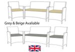 Replacement 3pc Cushion Pad Set Rattan Outdoor Patio Garden Furniture Chair Sofa