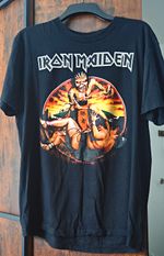 Iron Maiden Book of Souls World Tour 2016 Japan Tokyo T-Shirt XL