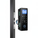Office Glass Door Code Lock App Control Glass Door Biometric Lock Waterproof