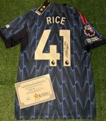 Declan Rice Signed Arsenal 25/26 Away Shirt with COA *BNWT PLAYER VERSION*