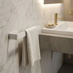 Hamton Linea Self Adhesive Towel Holder Wall Mounted Metal Kitchen Bathroom