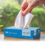 Soft White Facial Tissues Box Bulk Case of 12 Tissues x 100/pack (1200 Tissues)