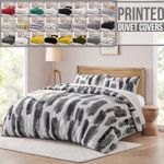 Reversible Duvet Cover Quilt Covers Bedding Set & Pillowcases Single Double King