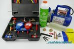 Fridge Freezer R134a R290 R600a charging gauges tool set kit