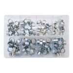 Stainless Mini Hose Clips Assorted Box 75pc 7-17mm 9 Sizes Jubilee Marine Boat
