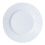 6x Wide Rim Starter, Dessert Plate 6.5"/ 17cm Crockery, Restaurant, Hotel, 