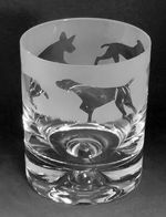 GERMAN SHORTHAIRED POINTER Frieze Boxed 30cl Glass Whisky Tumbler
