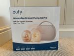 Brand New eufy S2 Pro Massaging Heated Electric Breast Pump with Charging Case