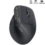 Multi-Device Vertical Ergonomic Mouse Rechargeable 2.4G Bluetooth for PC Tablet