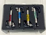 Carp Fishing Swingers / Bite Indicators, set of 4 in a case, illuminated swinger
