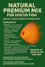 Rafał's Original Mix for Discus Fish Fish Food and others fish 500g +50g Free
