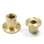 Trapezoidal Thread Flange Brass Nut Select Size T8 T10 T12 T14 T16 T18