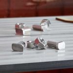 Greenhouse Bolts and Nuts With Cropped Heads Aluminium 11mm  Long - Spare Parts