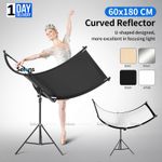 Selens Photography Light Reflector Portrait Shape Curved Control Diffuser Studio