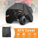 Waterproof ATV Cover for Yamaha Grizzly Black