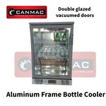 BACK BAR BOTTLE COOLER S/S ALUMINIUM FRAME SINGLE DOOR  BOTTLE REFRIDGERATOR