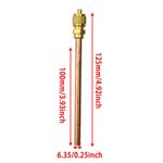 Practical Maintenance Valves 10Pcs/Set Accessories Air Conditioner Copper