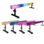 CANNONS UK 8ft Solid Gymnastics Balance Gym Beam 'WITH ADJUSTABLE HEIGHT LEGS'