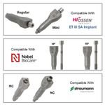 Dental Scan Body For Nobel Biocare/Osstem Hiossen/Straumann ITI CAD/CAM System