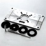 Aluminium Router Table Insert Plate Table for Woodworking Benches Router Plate W