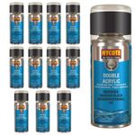 Hycote Colour Spray Paint  Mercedes Obsidian Black (Pearlescent) 150ml x12
