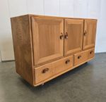 Ercol Windsor Model 468 Elm Sideboard on Castors *DELIVERY AVAILABLE*