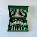 Vintage Newbridge Kings Pattern Silver Plate Table Service Canteens 58pc