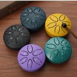 Rain Drum for Outside Garden, Steel Tongue Drum Rain Chime Inches 6 Note Drum