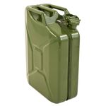 20L Jerry Can (Steel) For Fuel / Diesel / Petrol / Oil / Water - (Green)