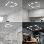 Led Panel Lights 600x600MM Frame  5000 Lumen 50w Recessed Square 6500K Office