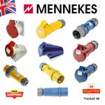 16A 32A Plug Socket Mennekes IP44 IP67 240v 3 Phase Industrial Power Connectors