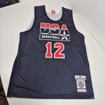 Mitchell & Ness Team Usa Basketball Jersey (Reversible) 12 John Stockton 1992