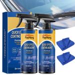 2x 120ml Car Quick-Acting Coating Agent Spray,Car Coating Spray,Multi-functional