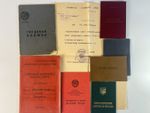 Soviet Woman Archive USSR Medal Veteran Labor ID Docs Chernobyl Set