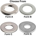 Stainless Steel Washers Flat Heavy Thin Thick Wide M3 M4 M5 M6 M8 M10 M12 M16
