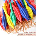 100 LARGE PUNCH BALLOONS PARTY BAG FILLERS GOODS CHILDREN'S LOOT BAGS TOYS UK