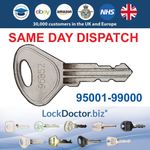 LockDoctor.Biz School Locker Replacement Keys Range (95001-99000) Cut To Code