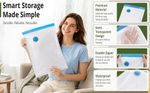 10x STRONG VACUUM STORAGE SPACE SAVING BAGS VAC BAG SPACE SAVER VACCUM VACUM BAG